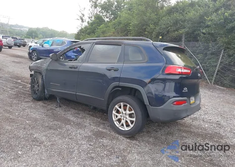 2016 Jeep Cherokee Sport z USA, uszkodzony, nr VIN 1C4PJMAB0GW145078